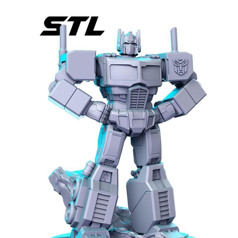 变形金刚-擎天柱-3D打印模型|Optimus Prime – 3D Print Model STL