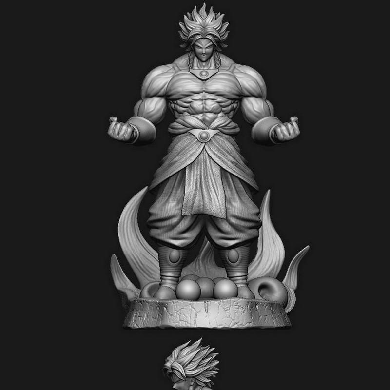 布罗利 Dragonball 3D打印模型|Broly – Dragonball – 3D Print Model