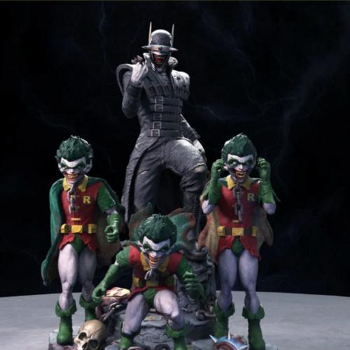 蝙蝠侠：谁在笑 3D打印模型|Batman Who Laughs – 3D Print Model