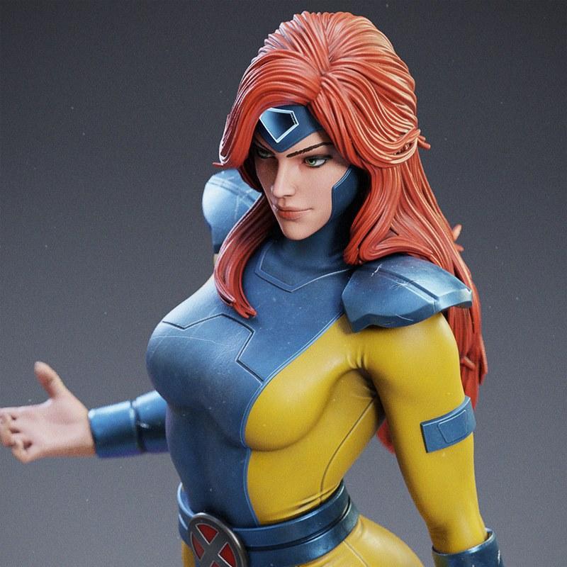 LA人物模型：Jean Grey 3D打印雕塑|L.A. Figures – Jean Grey – 3D Print Model STL
