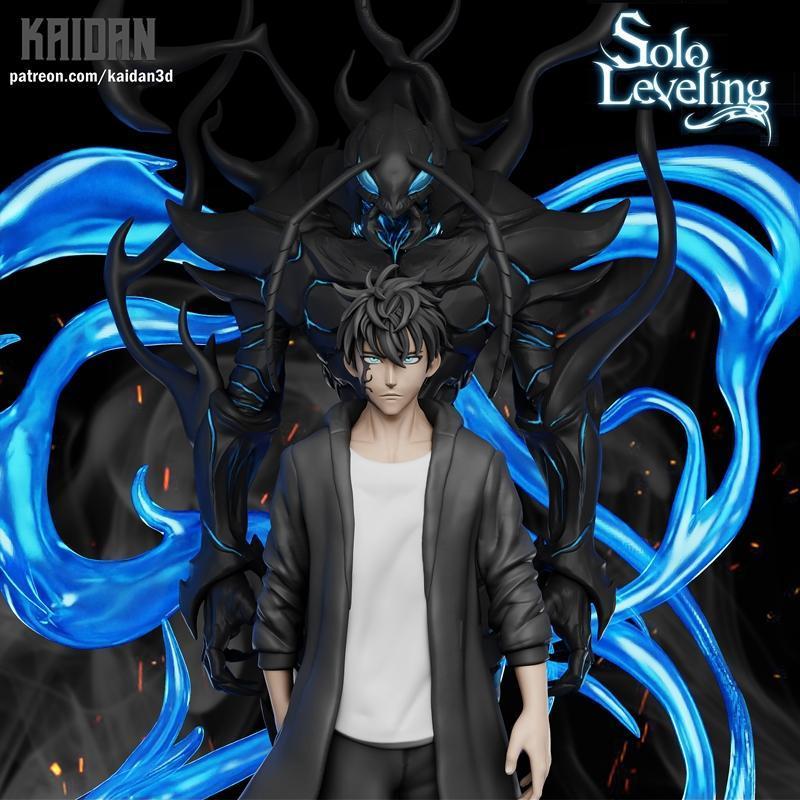 Kaidan 3D打印模型：Sung Jinwoo角色模型|Kaidan – Sung Jinwoo – 3D Print Model STL