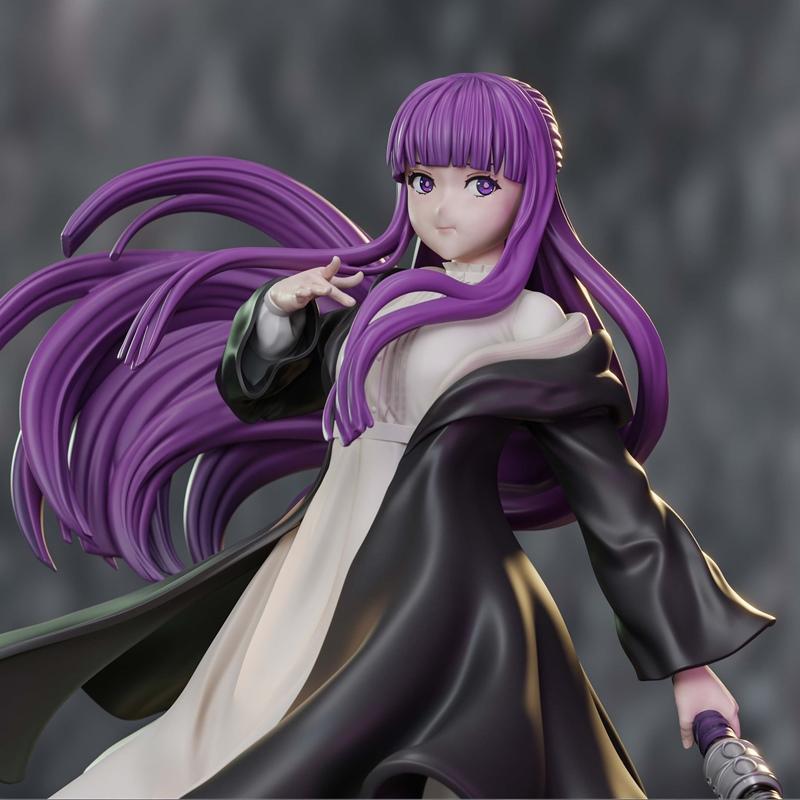 Fern - 动漫游戏角色3D打印模型|Fern – 3D Print Model STL