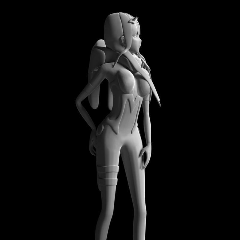 零二 - 3D打印模型|Zero Two – 3D Print Model