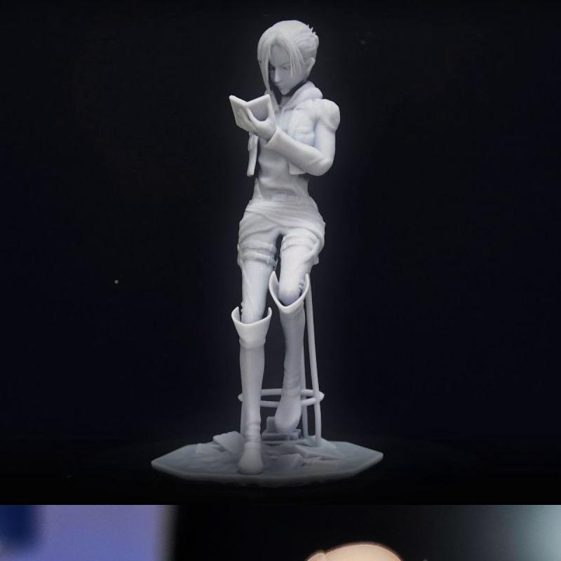 《进击的巨人》安妮·勒昂哈特 3D打印模型|Annie Leonhart – Attack on Titan – 3D Print Model