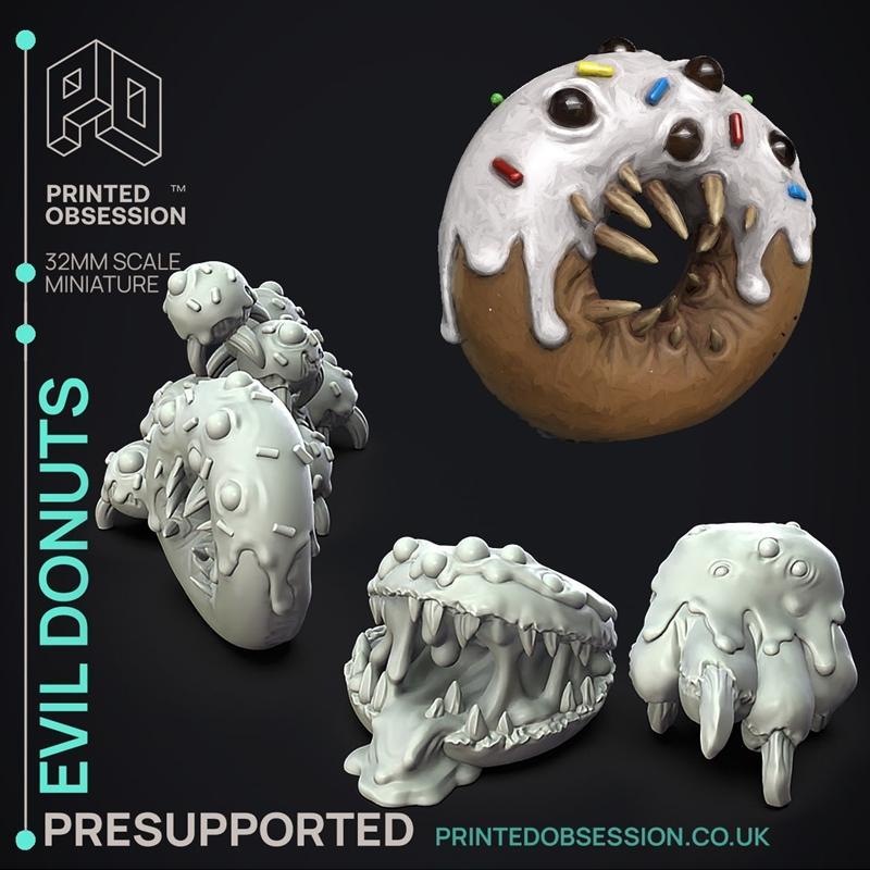 被支配的烘焙店——3D打印模型|Printed Obsession – Possessed Bakery – 3D Print Model STL