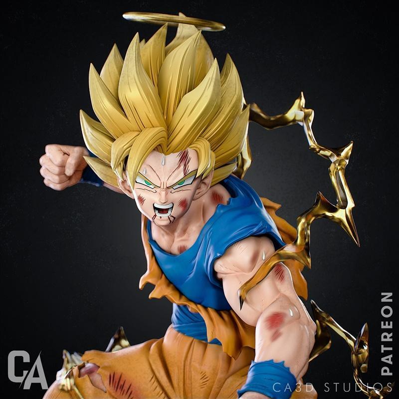 Ca 3d Studios - 超人布欧 - 3D打印模型|Ca 3d Studios – Goku – 3D Print Model STL