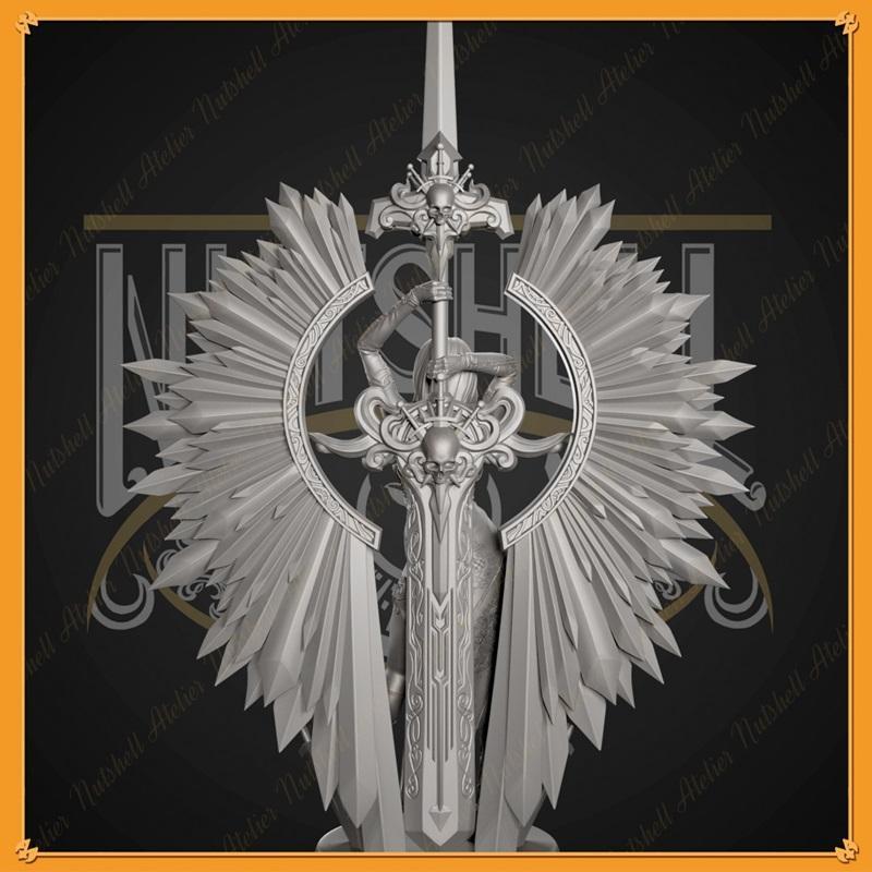 Nutshell Atelier - 武器守护者 - 3D打印模型|Nutshell Atelier – Sword Keeper – 3D Print Model STL