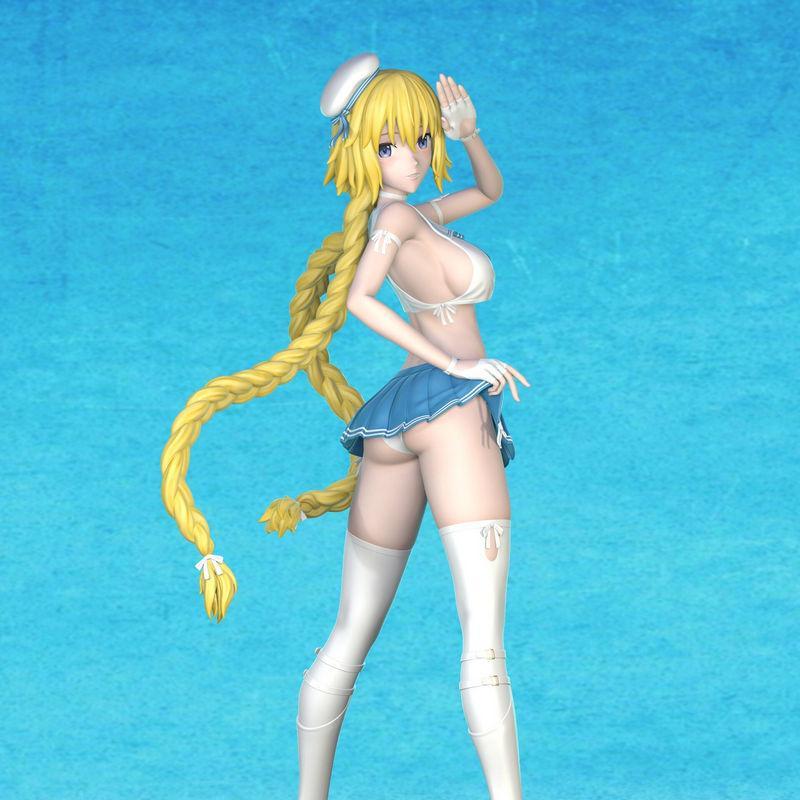 圣女贞德——Fate Grand Order——3D打印模型|Jeanne D´Arc – Fate Grand Order – 3D Print Model