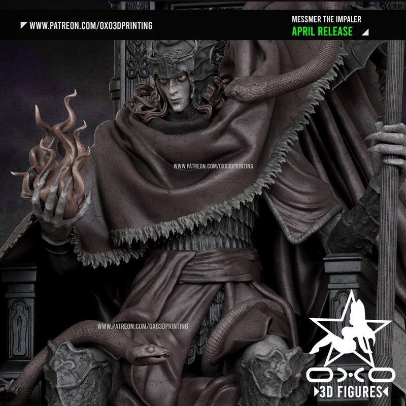 OXO3D - 梅斯默刺杀者 - 3D打印模型|OXO3D – Messmer The Impaler – 3D Print Model STL