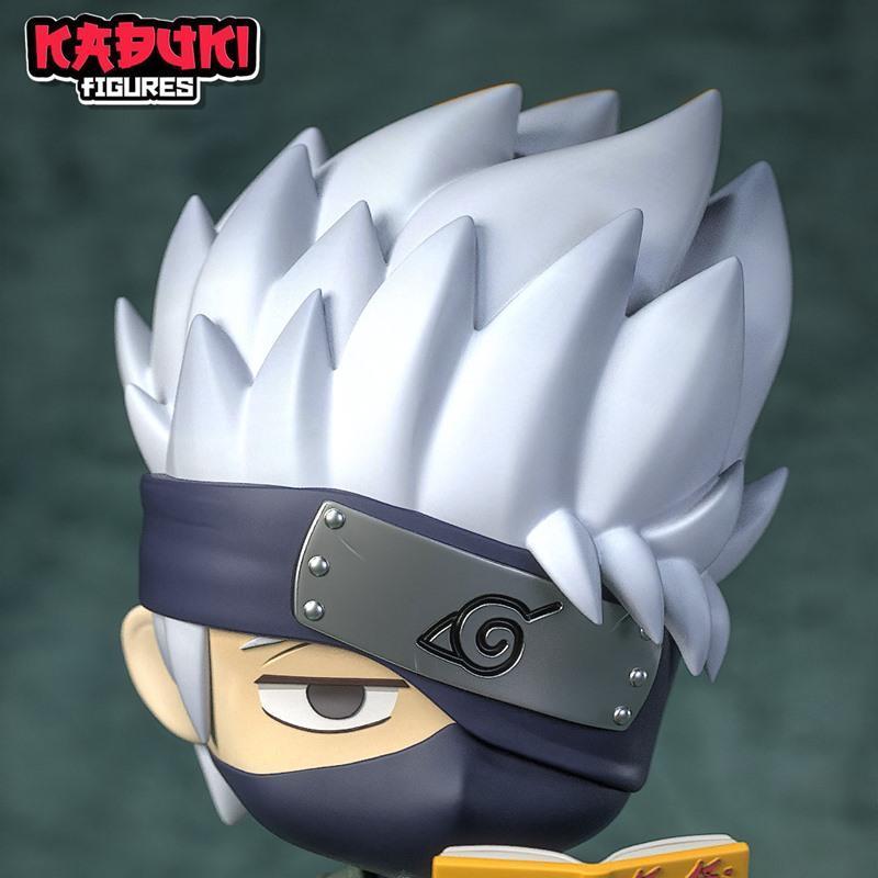 卡卡西手办级萌系3D打印模型|Kabuki Figures – Kakashi Chibi – 3D Print Model STL