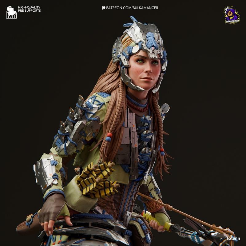 Bulkamancer雕塑 - Aloy - 3D打印模型|Bulkamancer Sculpts – Aloy – 3D Print Model STL
