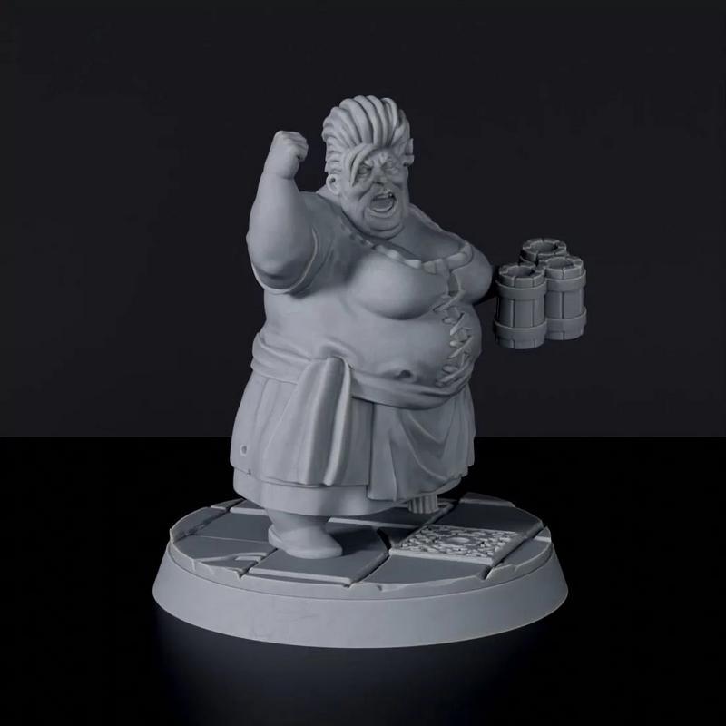 Barmaid - 3D打印动漫角色模型|Barmaid – 3D Print Model