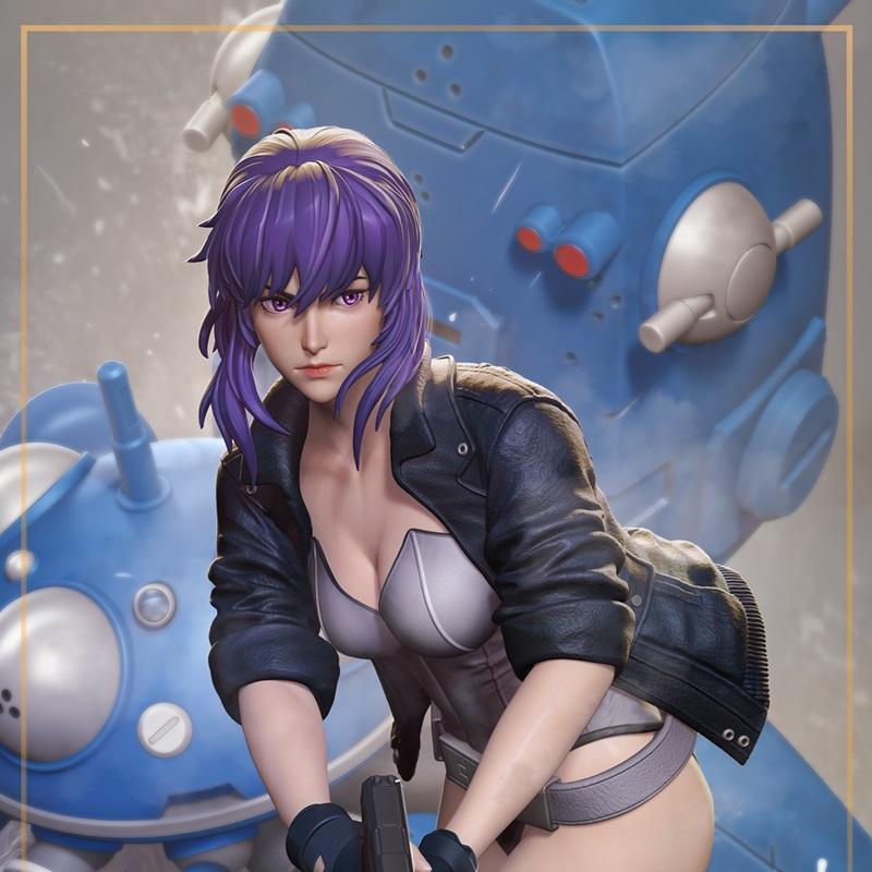 莫科·川上 3D打印模型|Nomnom Figures – Motoko Kusanagi – 3D Print Model STL