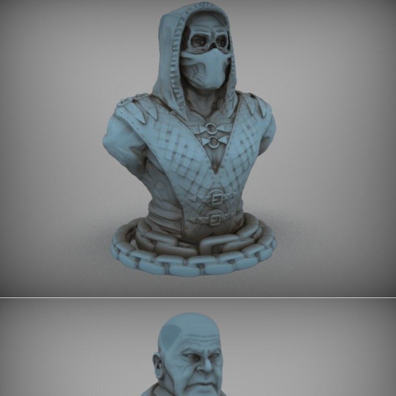 蝎子王与国王蝎、巴尔罗格——3D打印模型|Scorpion and Kingpin and Balrog – 3D Print Model STL