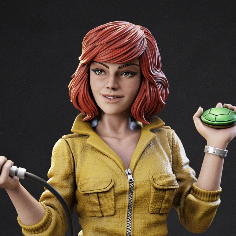 阿普莉尔·奥尼尔 3D打印模型|April O’Neil – 3D Print Model