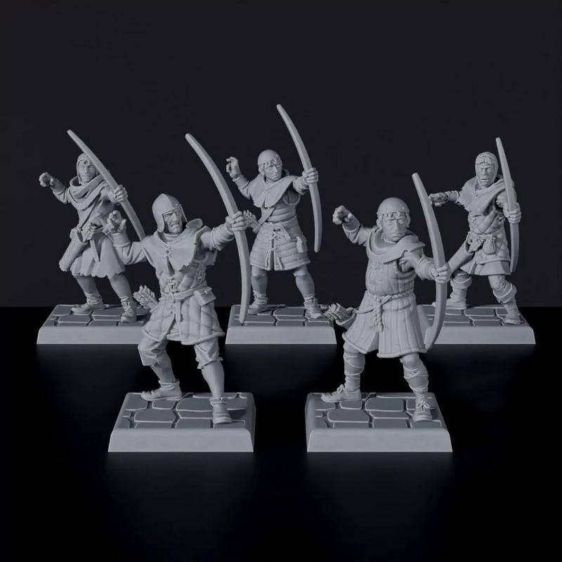 低阶征召弓手——3D打印模型|Lowborn Levies Bowman – 3D Print Model