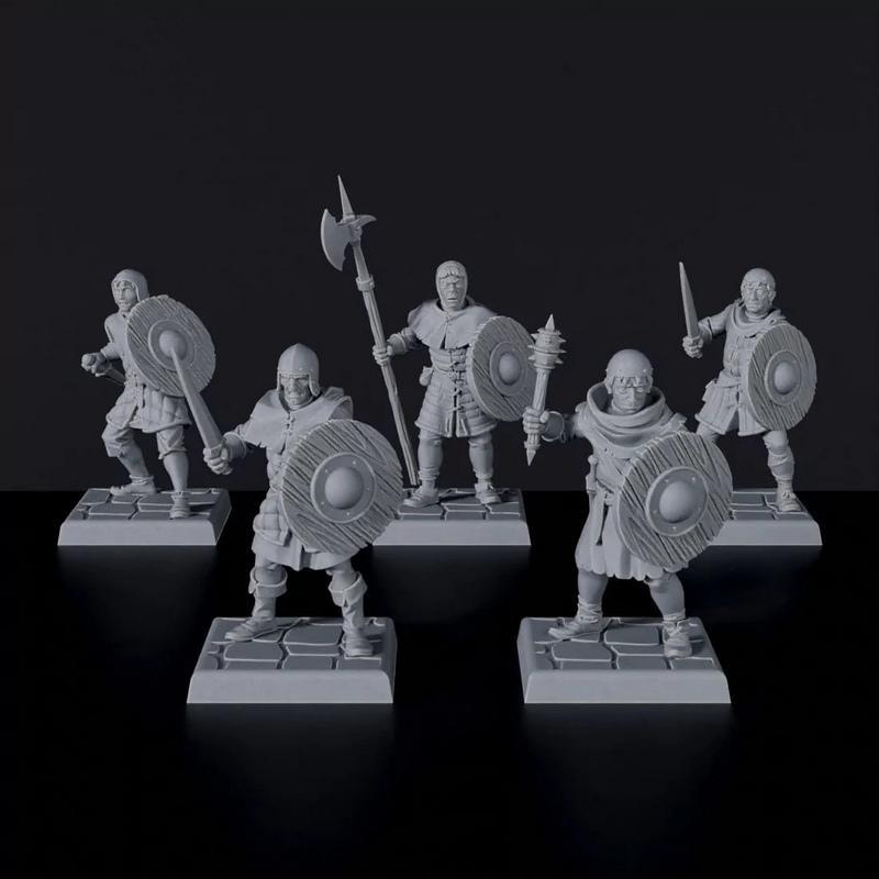 低阶征召者 3D打印模型|Lowborn Levies – 3D Print Model