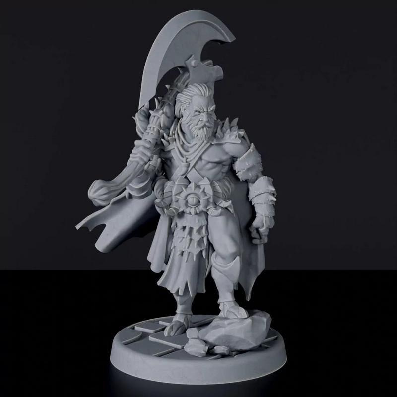 3D打印人类男性野蛮人模型|Human Male Barbarian B – 3D Print Model