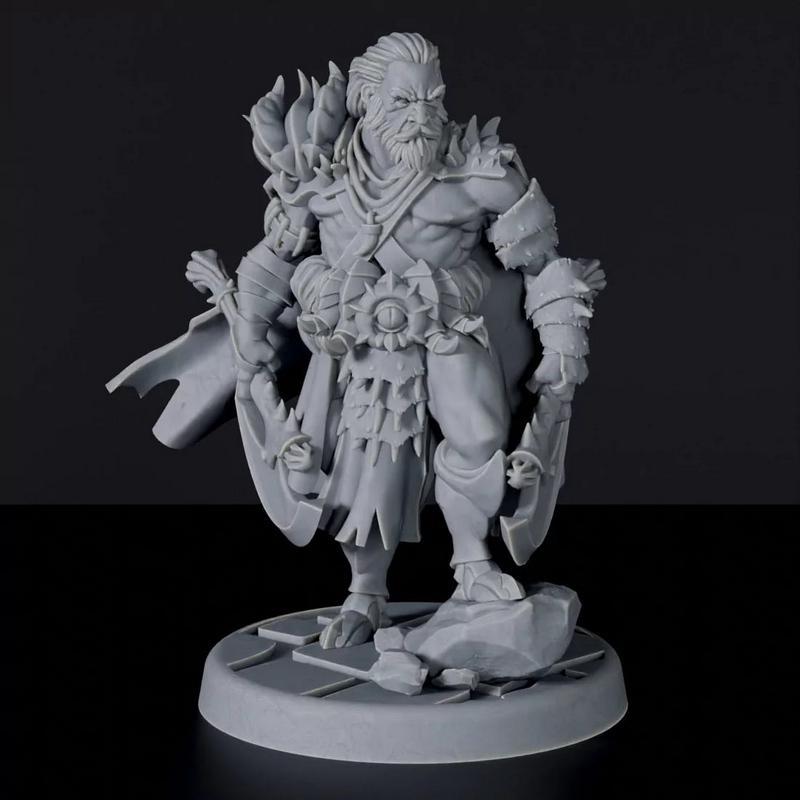 3D打印模型：人类男性野蛮人A|Human Male Barbarian A – 3D Print Model