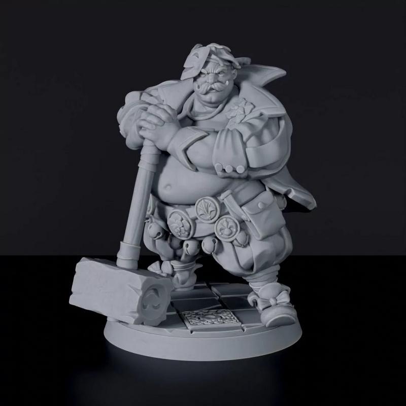 微笑绵羊的捣蛋执行者——3D打印模型|Jester Enforcer of the Smiling Lamb – 3D Print Model