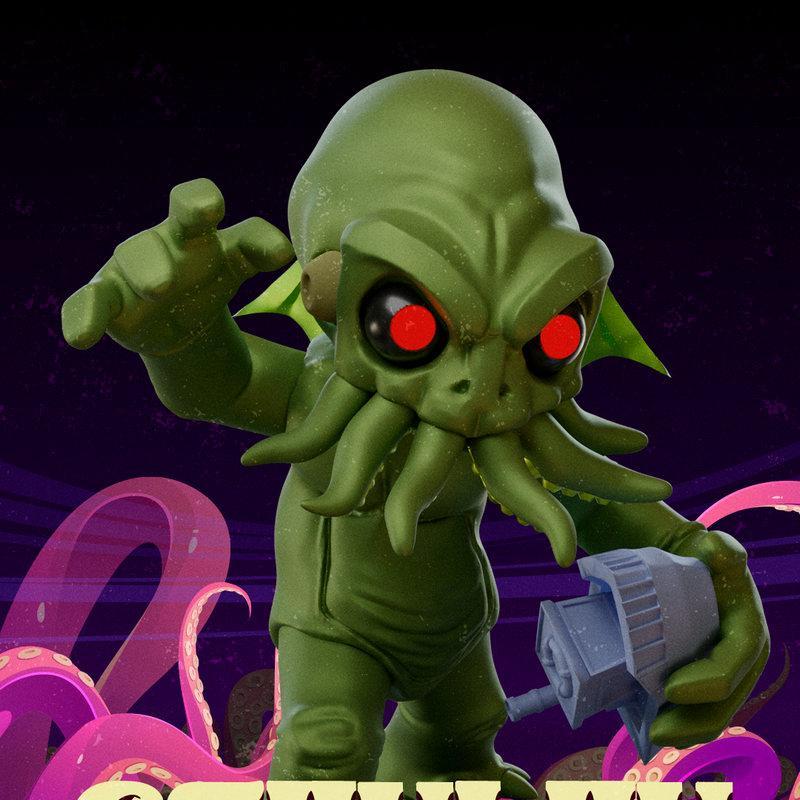 古惑狼 3D打印模型|Cthulhu – 3D Print Model
