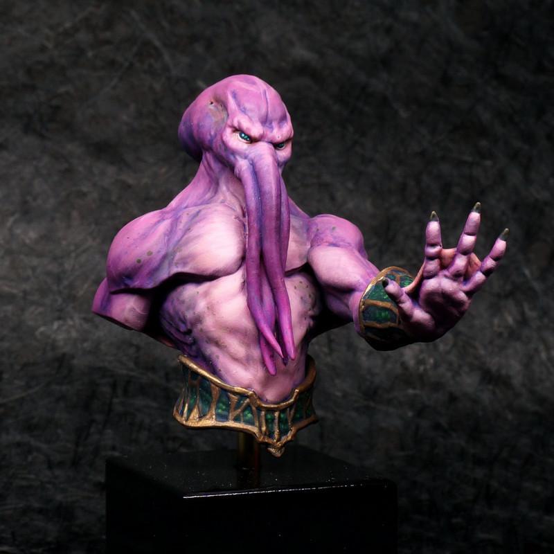 克苏鲁主题3D打印模型|Cthulhid Bust – 3D Print Model