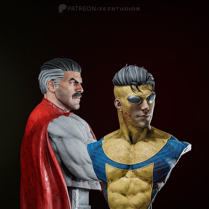 ZEZ工作室出品 无敌巨胸3D打印模型|ZEZ Studio – Invincible Bust – 3D Print Model STL