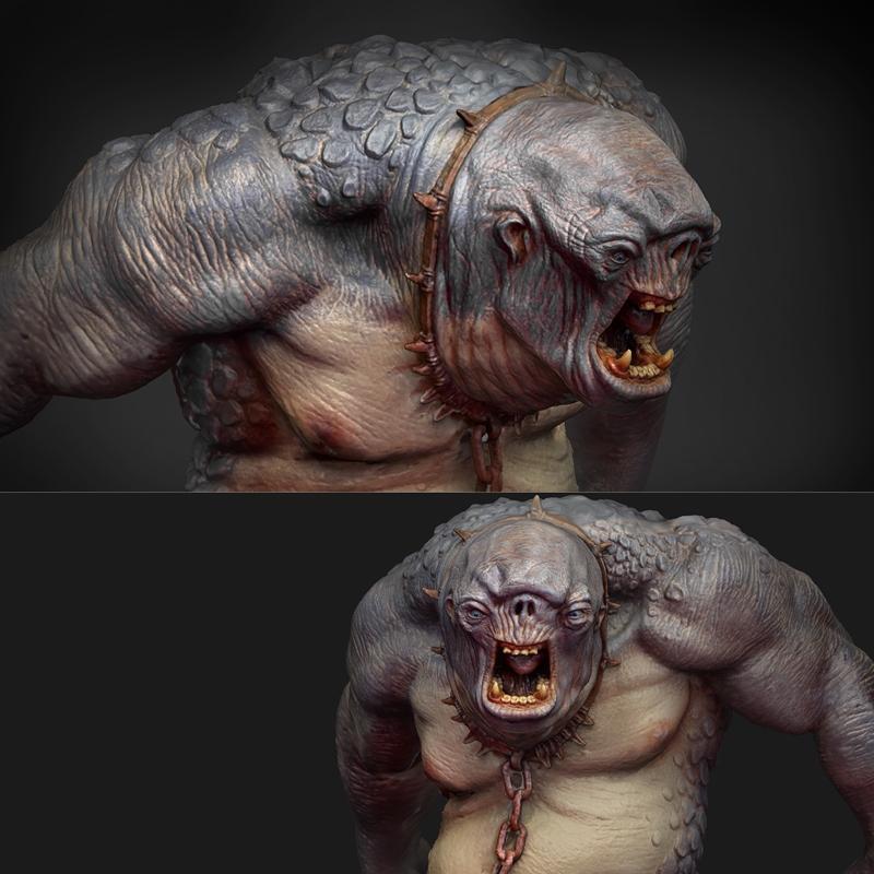 铁工作室 Cave Troll 3D打印模型|Cave Troll – Iron Studios – 3D Print Model STL