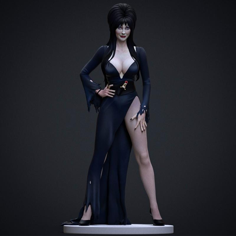 Stepanov工作室打造的《Elvira》3D打印模型|Stepanov Sculpts – Elvira – 3D Print Model STL