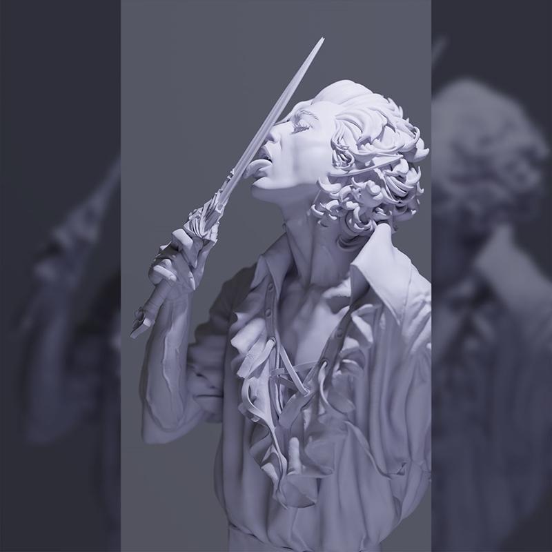 激情刺客——3D打印模型|Passionate Assassin – 3D Print Model STL