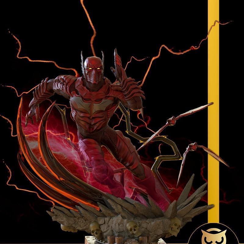 黑鸢定制 - 红死 - 3D打印模型|Black Owl Customs – Red Death – 3D Print Model STL