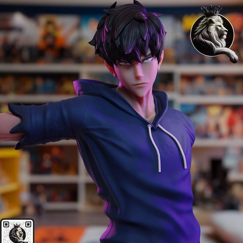 LionRealm Studio - 韩俊宇 - 3D打印模型|LionRealm Studio – Sung Jinwoo – 3D Print Model STL