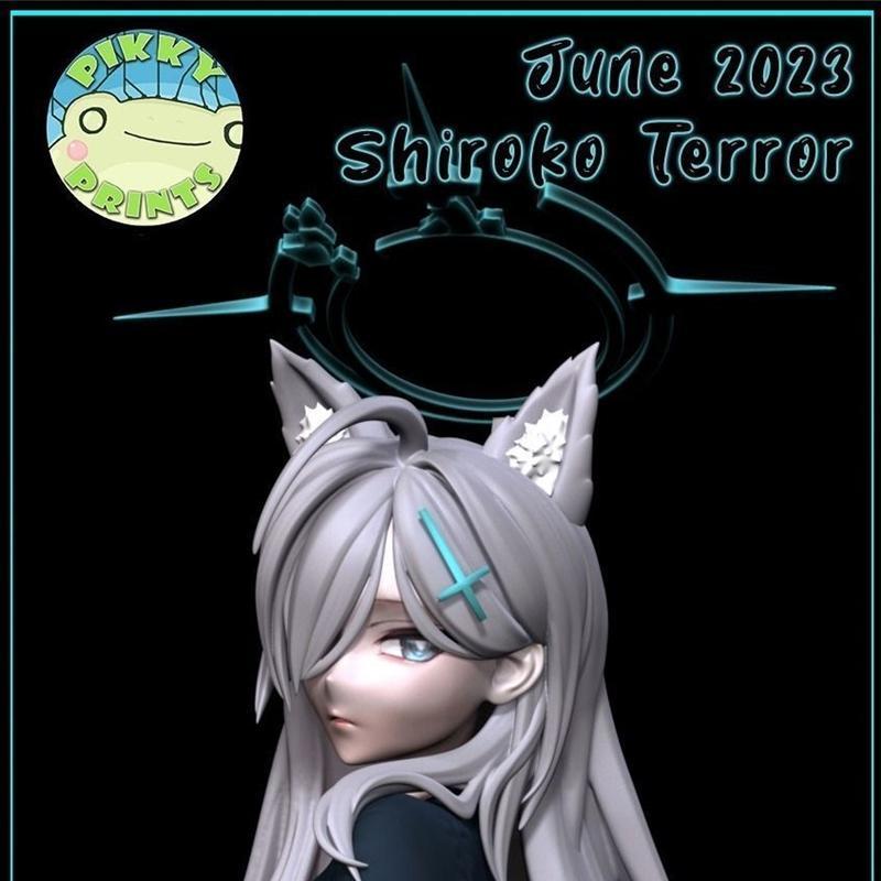 Pikitty蓝弓档案3D打印模型|Pikitty – Shiroko Terror – Blue Archive – 3D Print Model STL