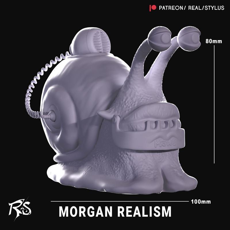 Den Den Mushi 莫根 3D打印模型|Den Den Mushi Morgan – 3D Print Model STL