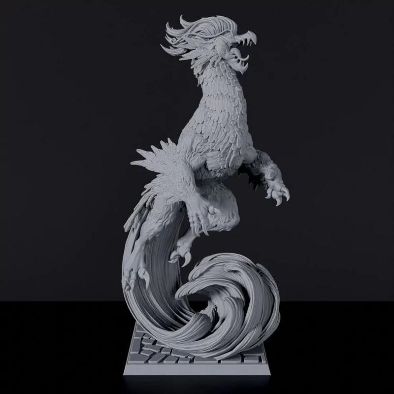 奇幻生物模型——3D打印可制作角色造型|Fae Monster – 3D Print Model