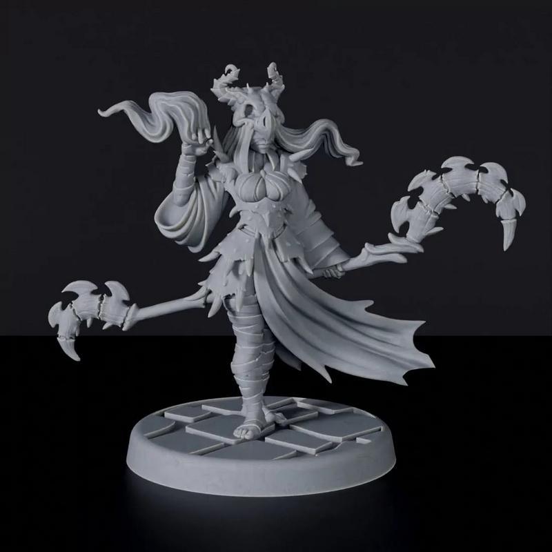 人类女巫师模型 3D打印作品|Human Female Warlock A – 3D Print Model