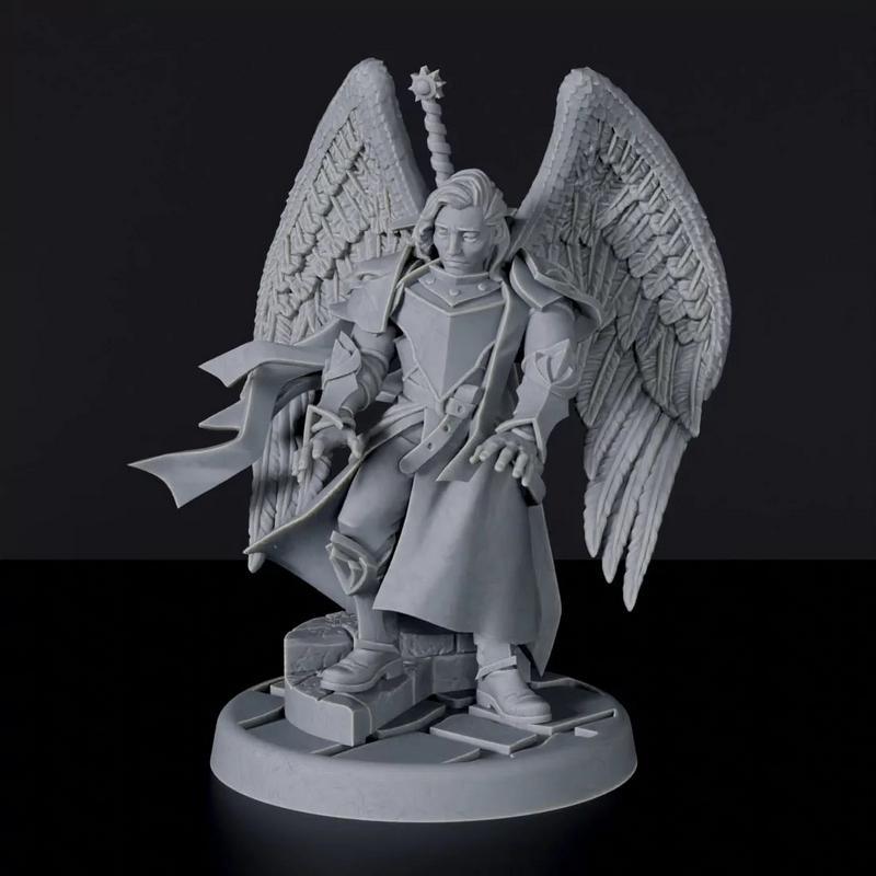 星辰男圣职者C - 3D打印模型|Celestial Male Paladin C – 3D Print Model