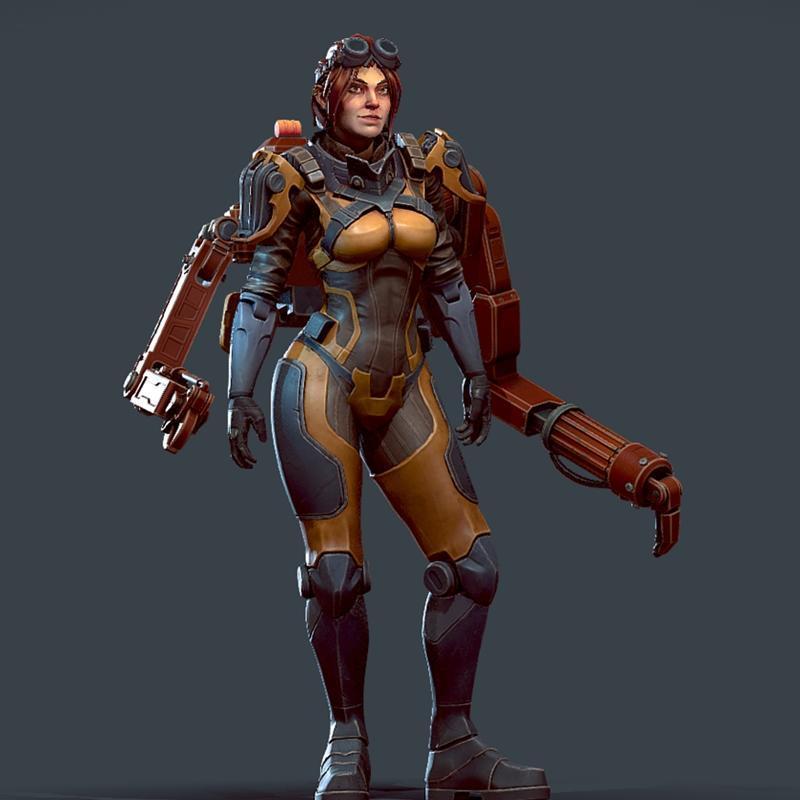 赛博工程师——3D打印模型 STL|The Cyborg Engineer – 3D Print Model STL