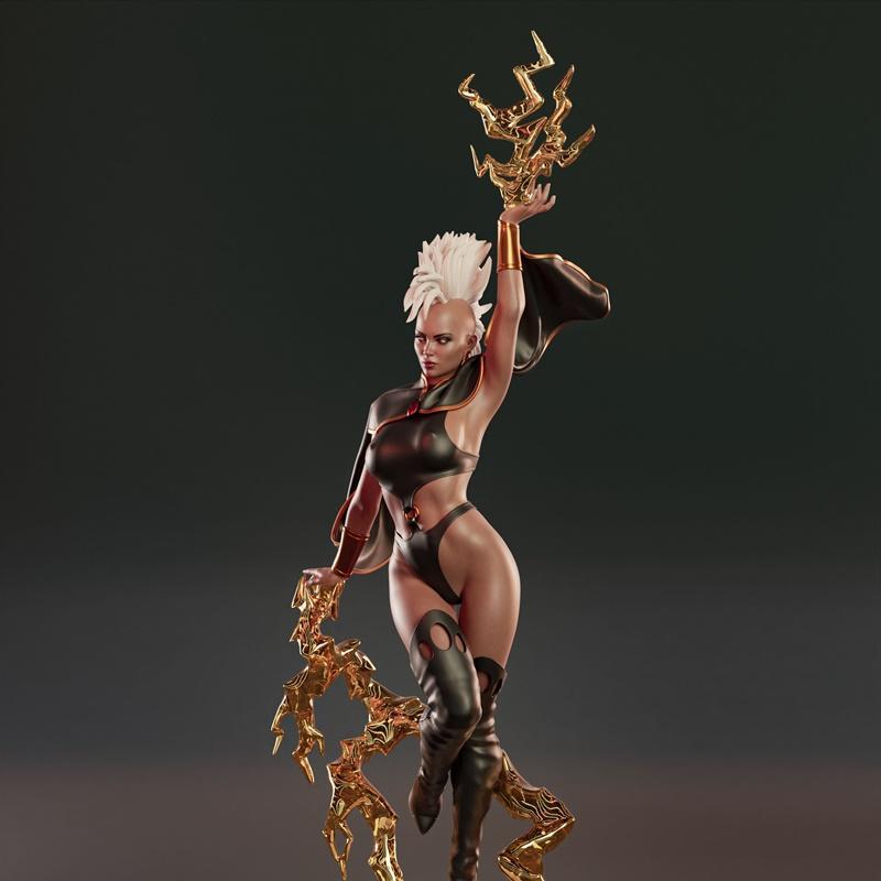 Abe3D - 风暴 - 3D打印模型|Abe3D – Storm – 3D Print Model STL