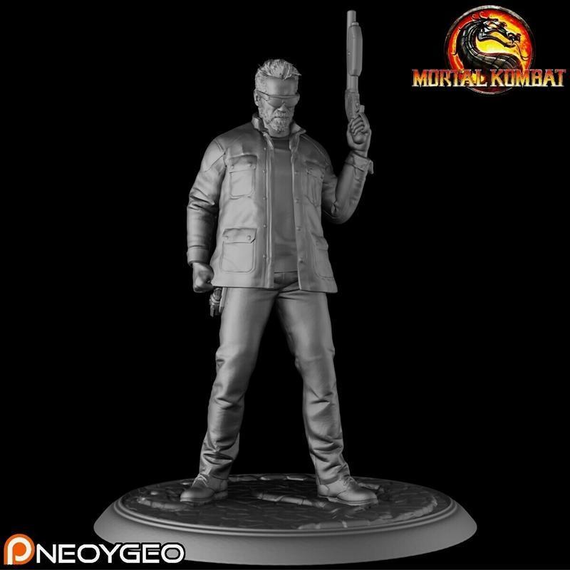 终结者 - 王者之剑 - 3D打印模型|Terminator – Mortal Kombat – 3D Print Model STL