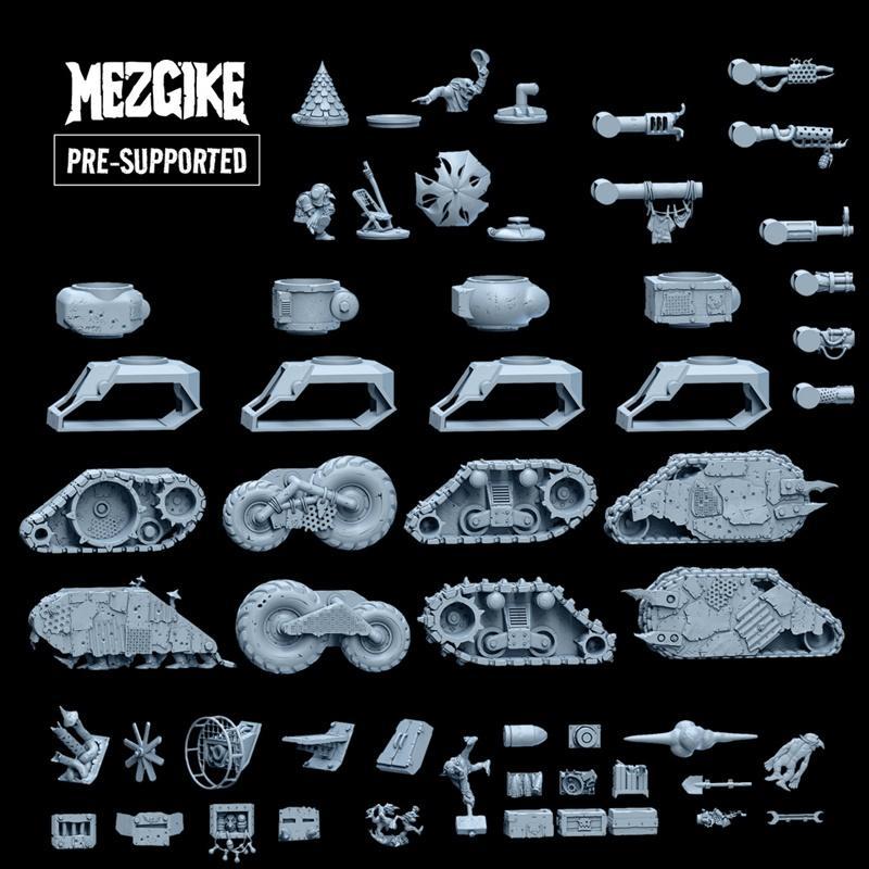 Runt坦克 3D打印模型|Runt tanks – 3D Print Model STL