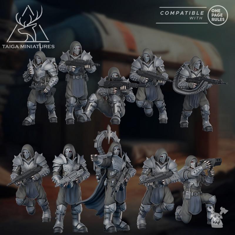 猎户座之子 军团突击兵 3D打印模型|Sons of Betelgeuse Stormtroopers – 3D Print Model STL