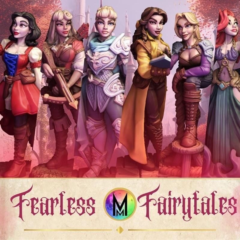勇敢童话公主套装 - 3D打印模型|Fearless Fairytale Princess Pack – 3D Print Model STL