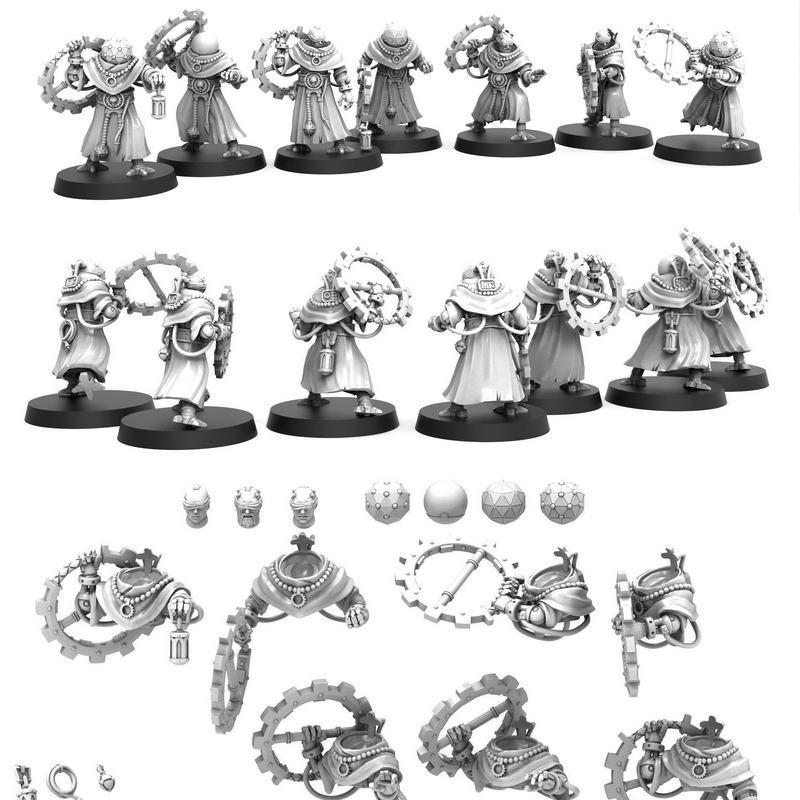 暗黑科技风——特斯拉转换器3D打印模型|Dark Techno – Teslarite Converters – 3D Print Model