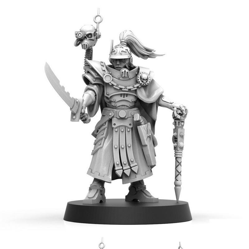 暗黑科技风——Legionaxii军团指挥官3D打印模型|Dark Techno – Legionaxii General – 3D Print Model