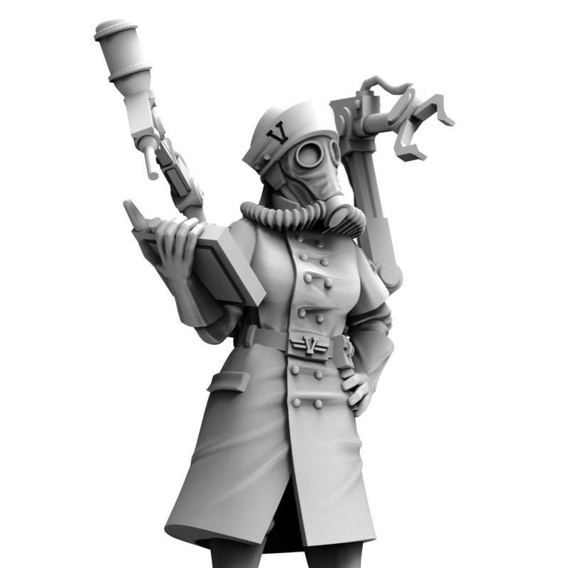 Valour Korps战地护士 3D打印模型|Valour Korps Field Nurses – 3D Print Model