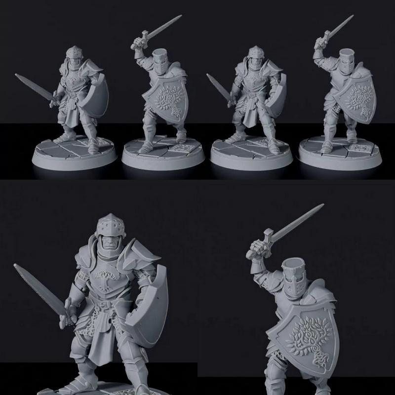 圣域战士——3D打印模型|Sanctum Crusaders – 3D Print Model