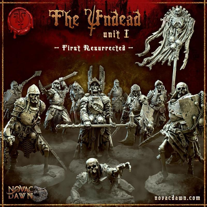《亡者归来 第一复苏者与第二复苏者 3D打印模型》|The Undead – Unit I – First Resurrected and Unit II – Second Resurrected – 3D Print Model STL