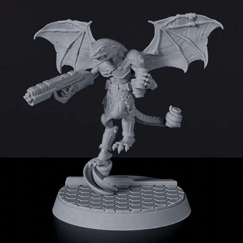 3D打印模型：赛博朋克2077-洛天依-机械少女|Swift – 3D Print Model