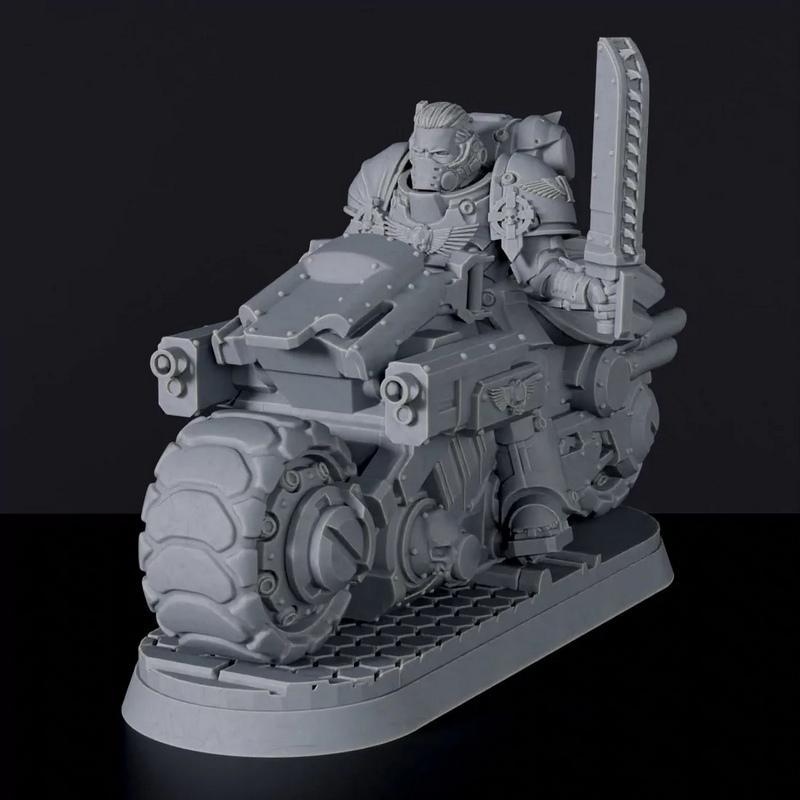 首位自行车骑士——3D打印模型|First Company Captain on Bike – 3D Print Model